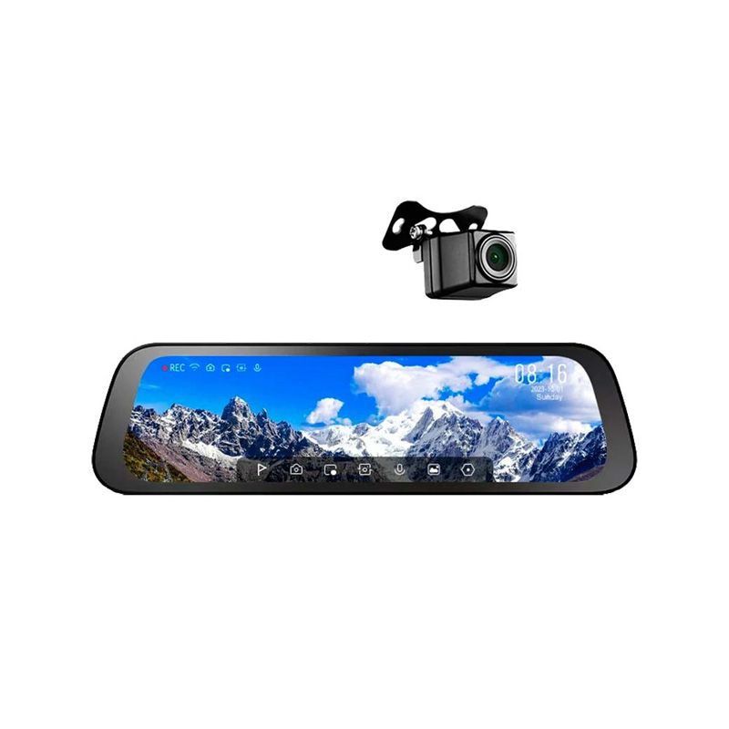 آینه هوشمند خودرو سوِنتی مِی مدل 70mai rearview dash cam s500 به همراه دوربین